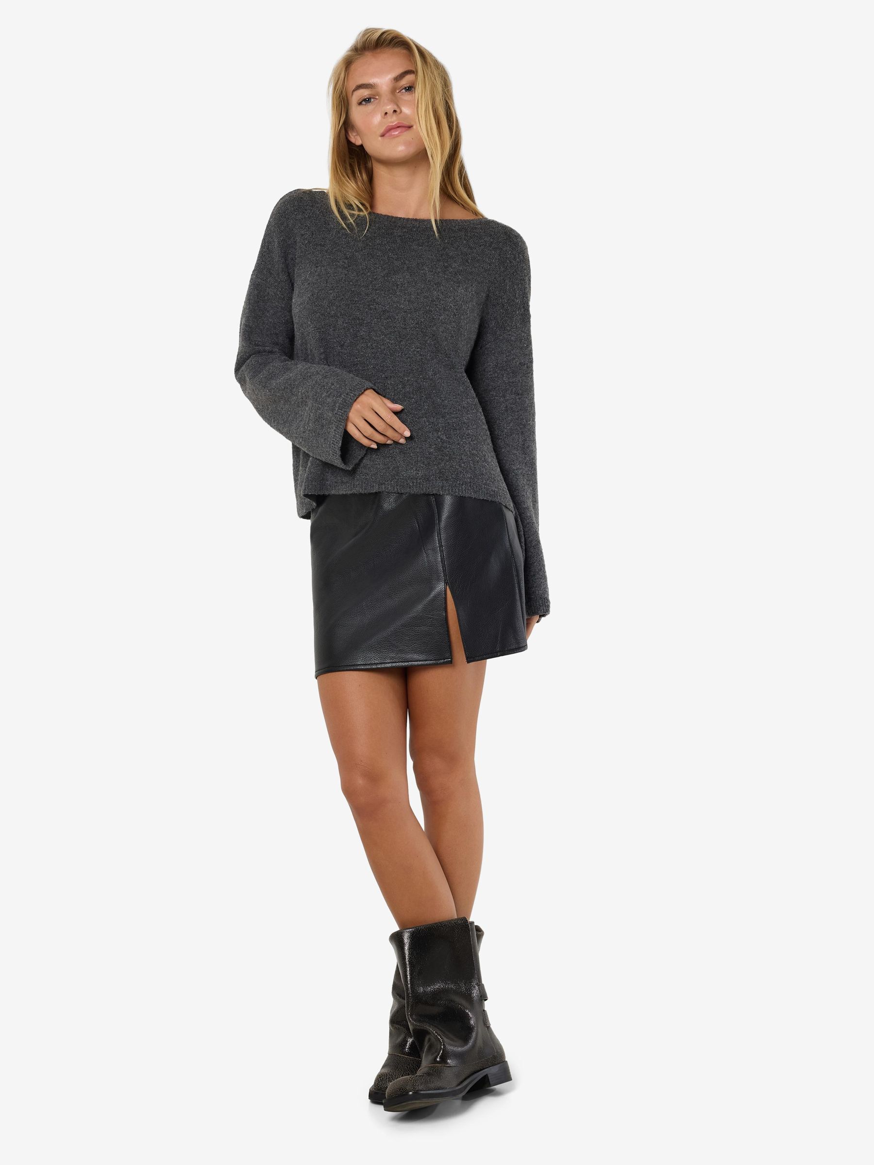 Noisy may faux suede skirt shop
