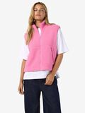 Product image thumbnail - NMMASEY TEDDY GILET, Begonia Pink | 1
