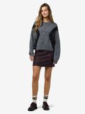 Product image thumbnail - DENTELLE DÉCORATIVE JUMPER, Dark Grey Melange | 4