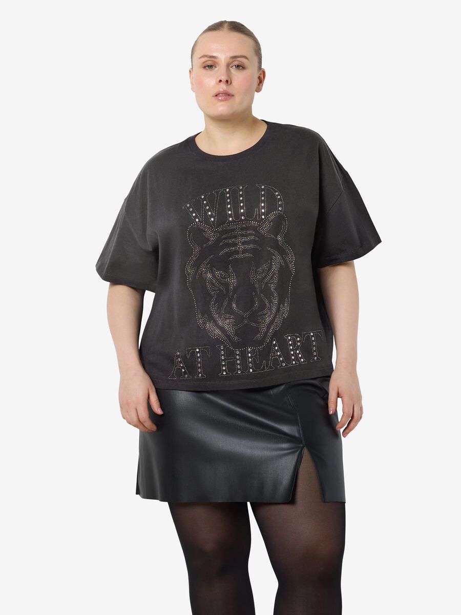 Noisy May CURVE - STRASS T-SHIRT, Charcoal Gray, highres - 27034961_CharcoalGray_1201124_007.jpg