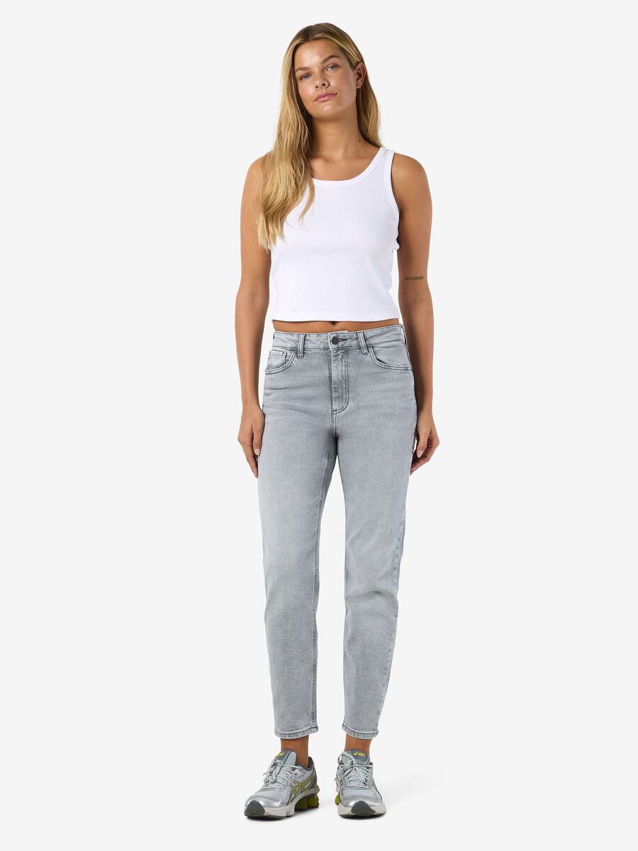 Product carousel image - NMMONI SLIM FIT JEANS, Light Grey Denim | 2