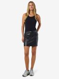 Product image thumbnail - PU FAUX LEATHER SKIRT, Black | 6