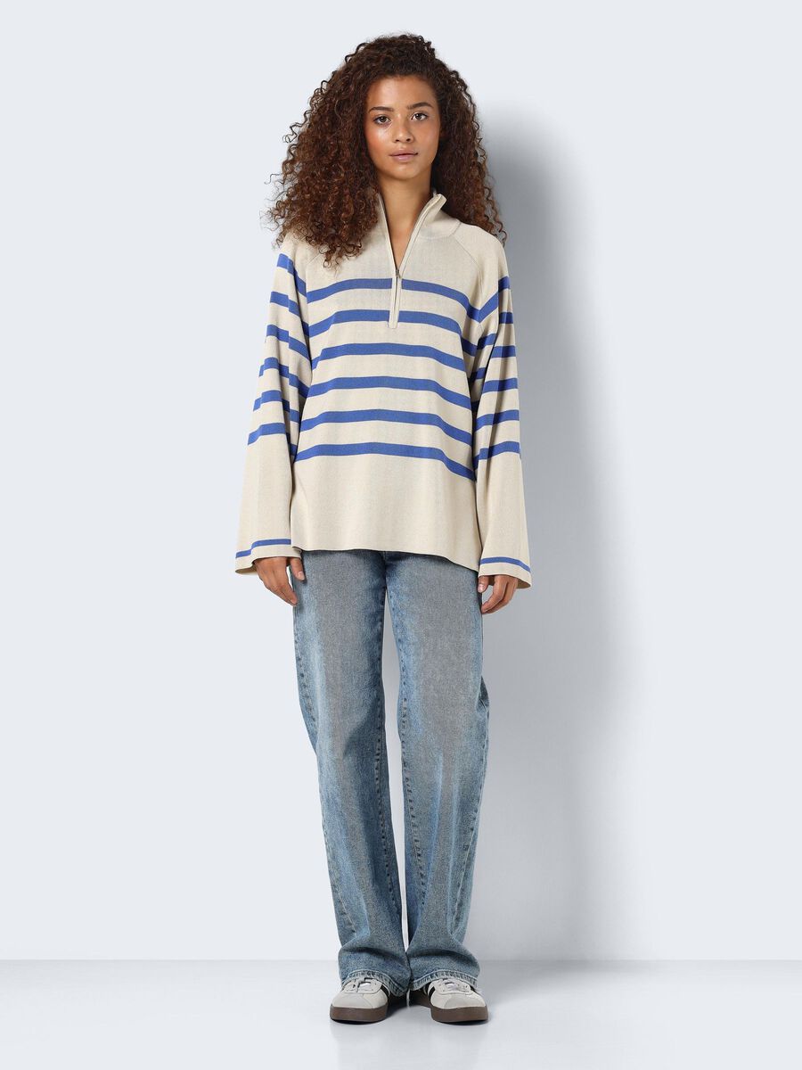 Noisy May STRIPED KNITTED PULLOVER, Oatmeal, highres - 27029088_Oatmeal_1103170_004.jpg