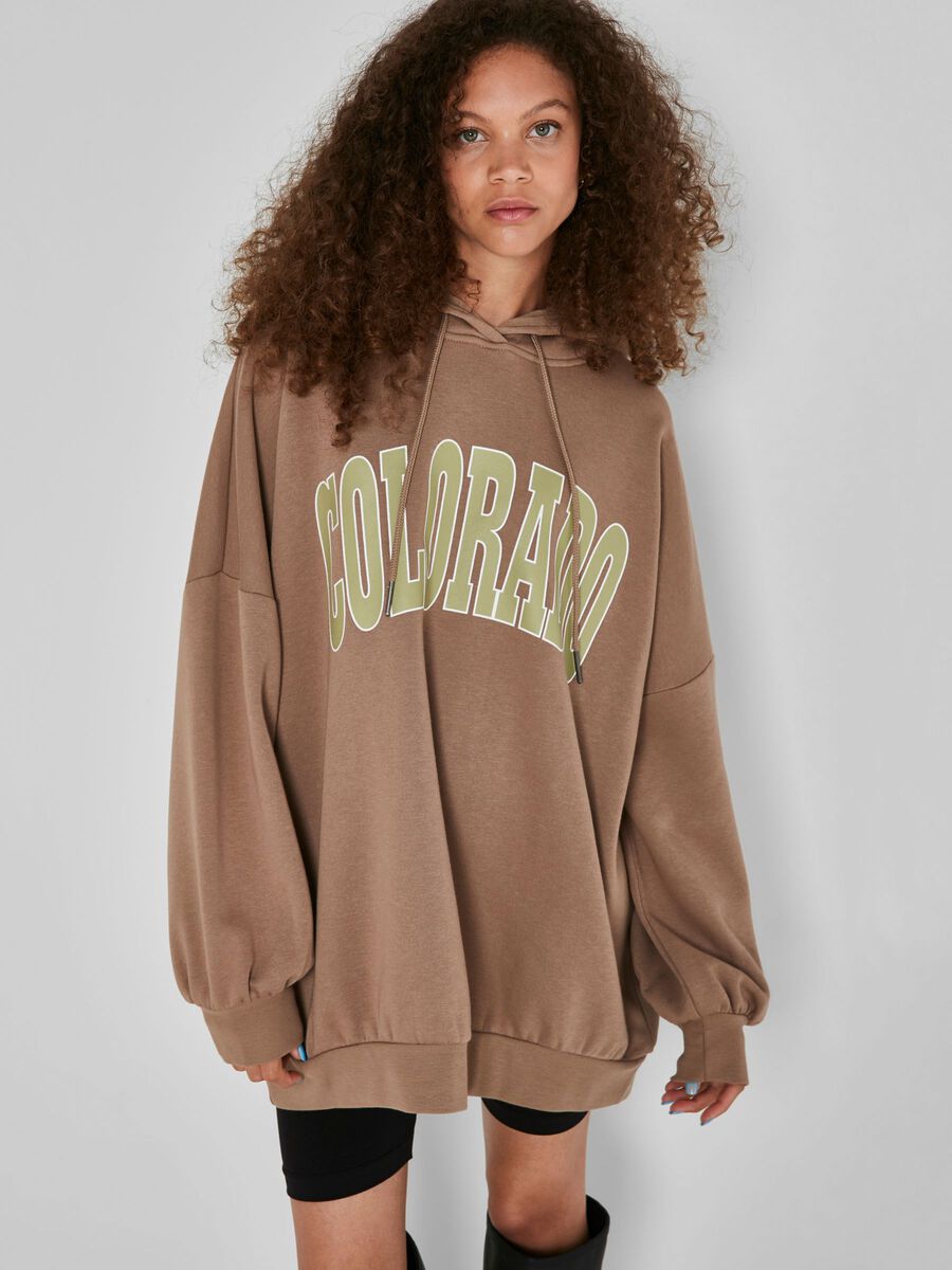 OVERSIZE HOODIE, Portabella, highres