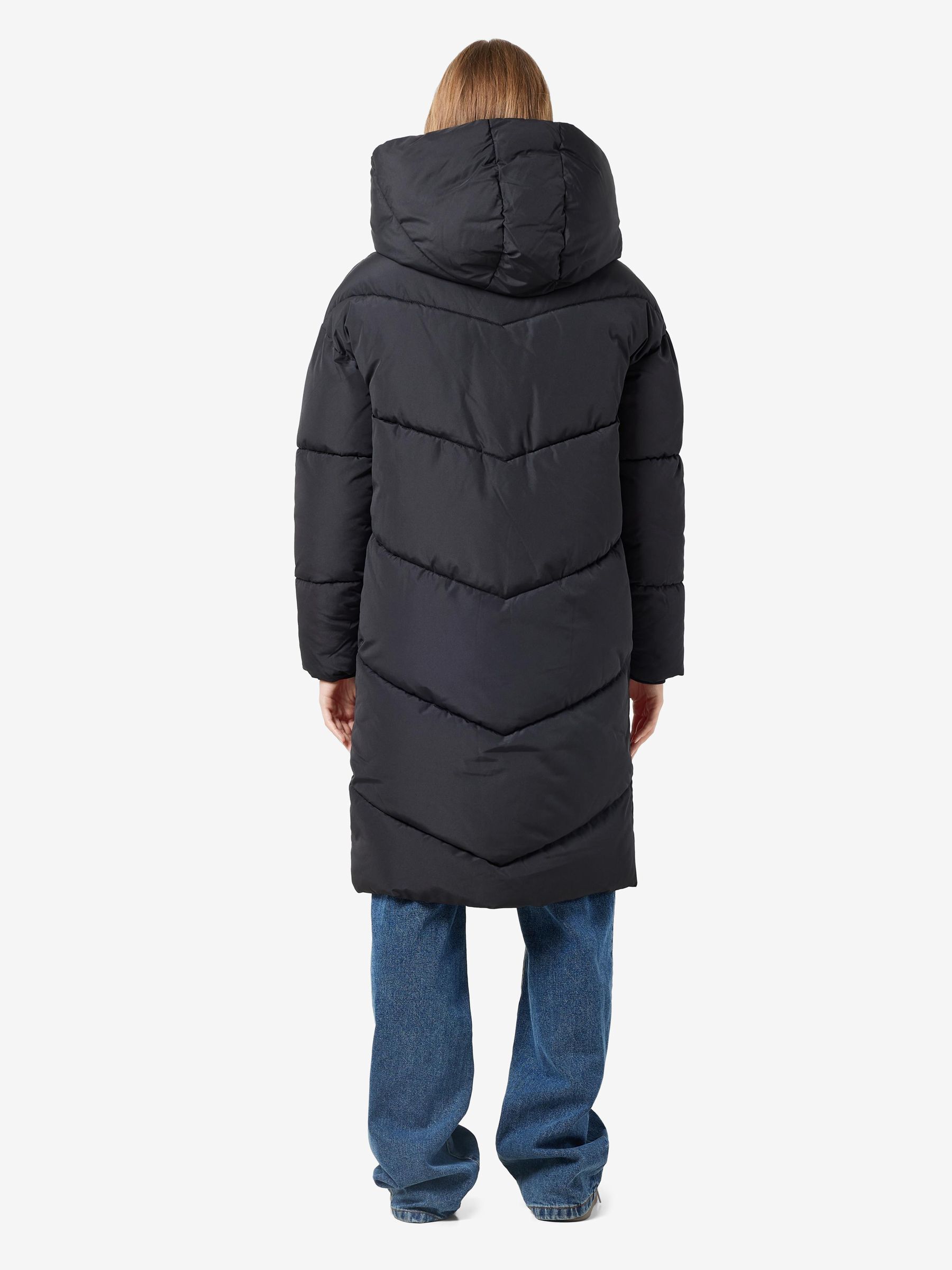 NMTALLY LONG PUFFER JACKET Black NOISY MAY