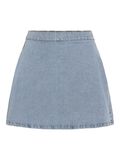 Product image thumbnail - NMANDY FLARED MINI SKIRT, Medium Blue Denim | 2