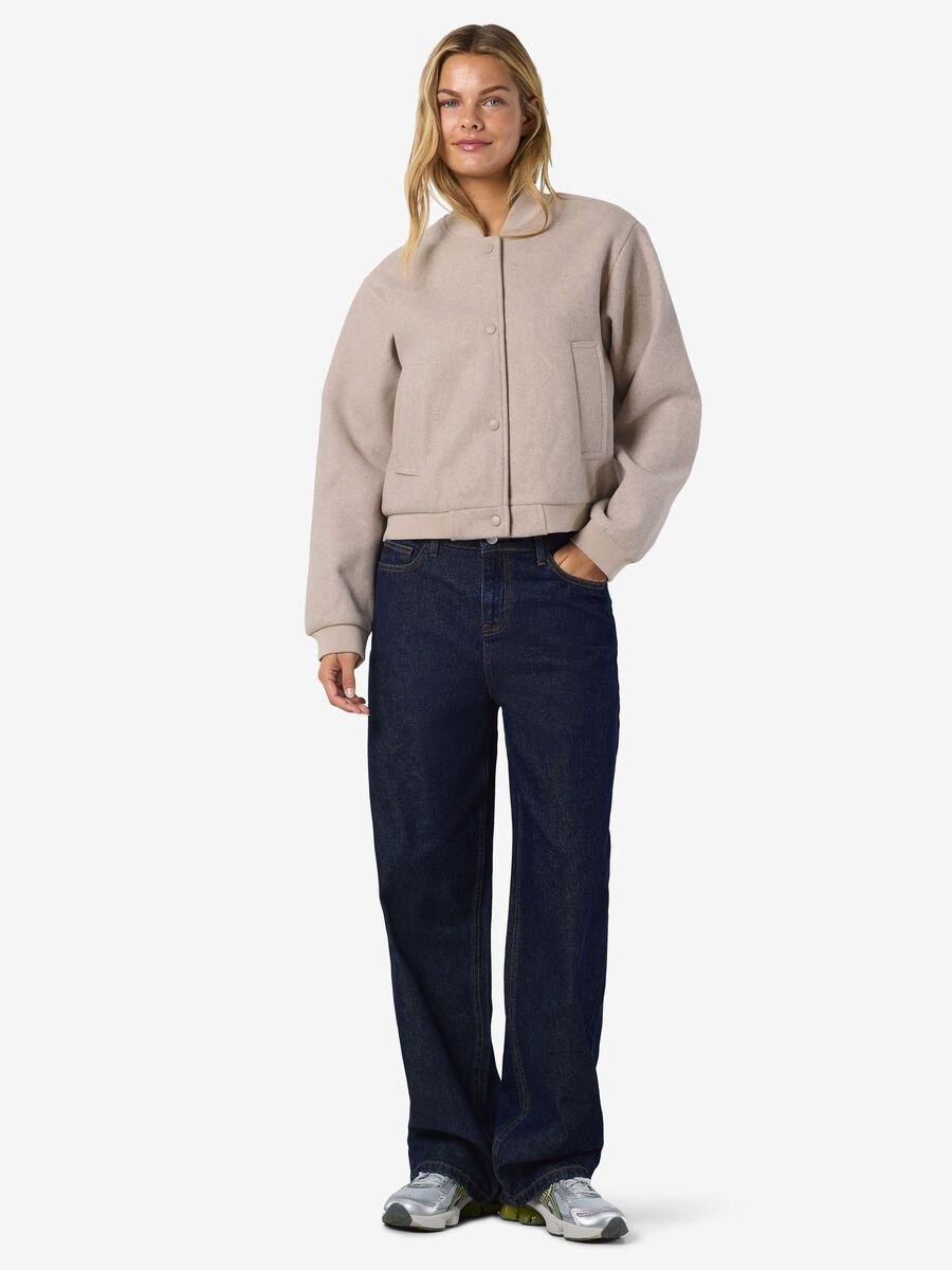 Carousel image - NMEDDI BOMBER JACKET, Silver Lining | 4