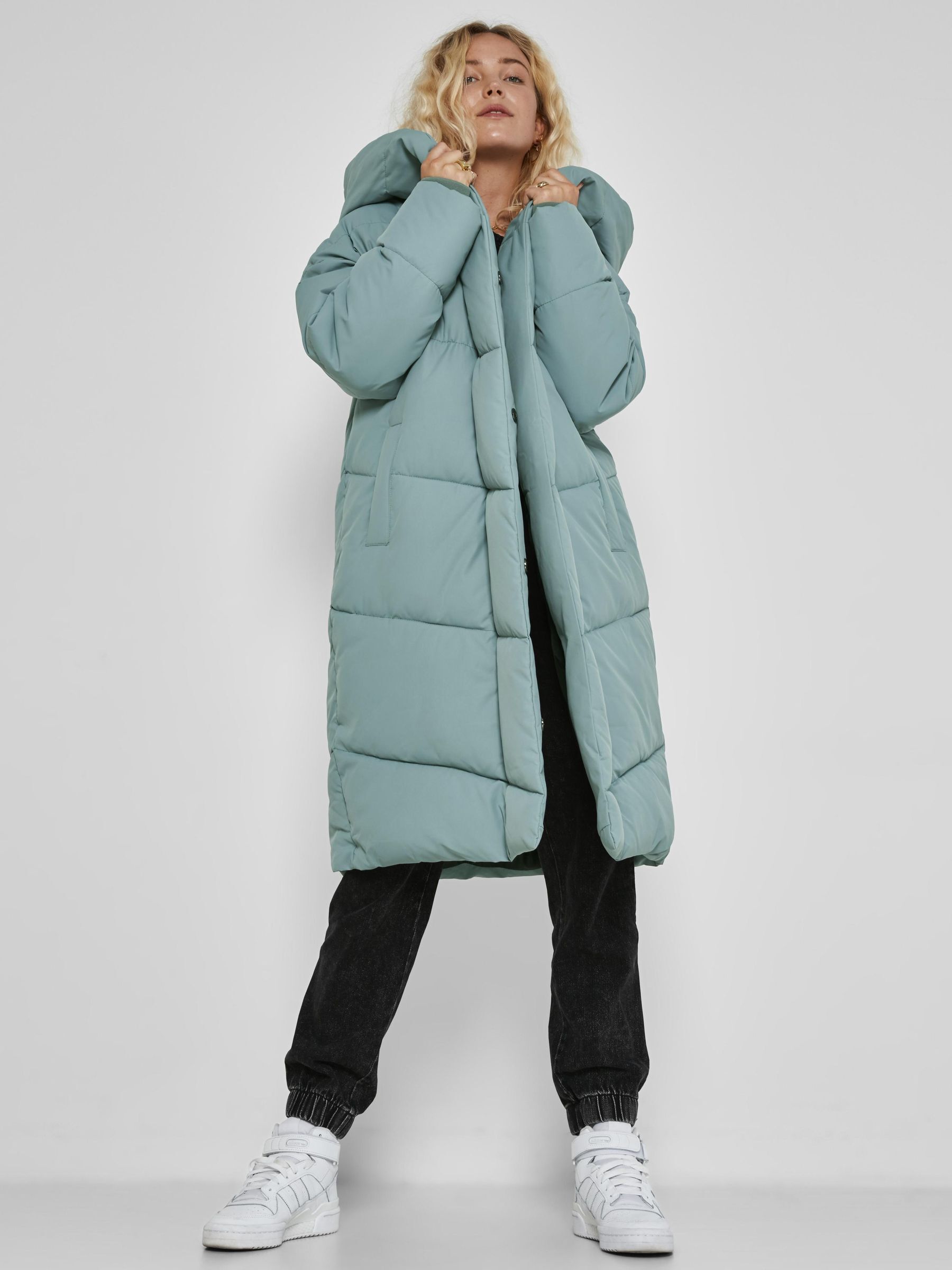 Noisy may long puffer jacket store