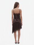 Product image thumbnail - SATIN STROP KJOLE, Chocolate Brown | 4