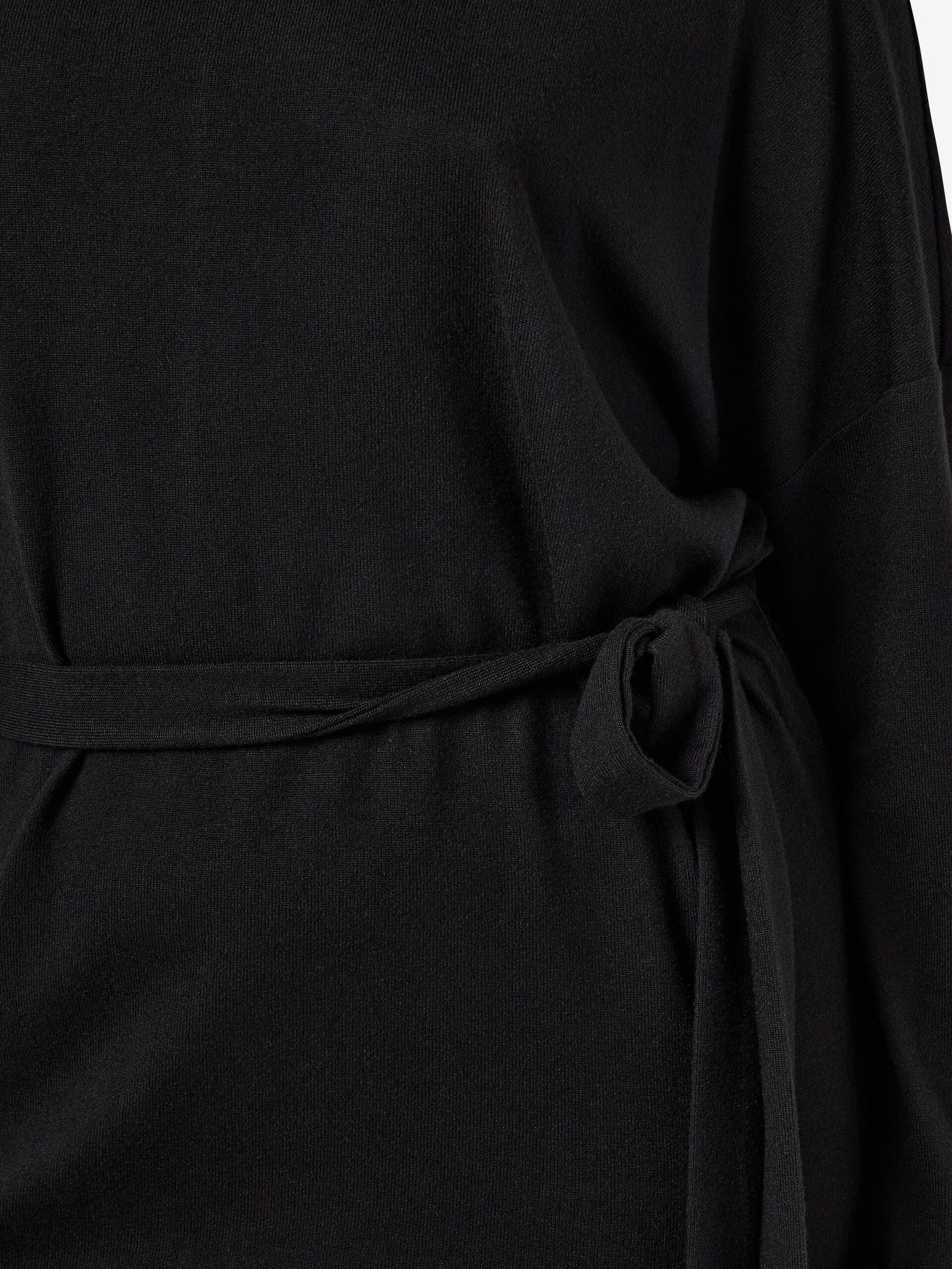 Carousel image - CURVE KNITTED MINI DRESS, Black | 5