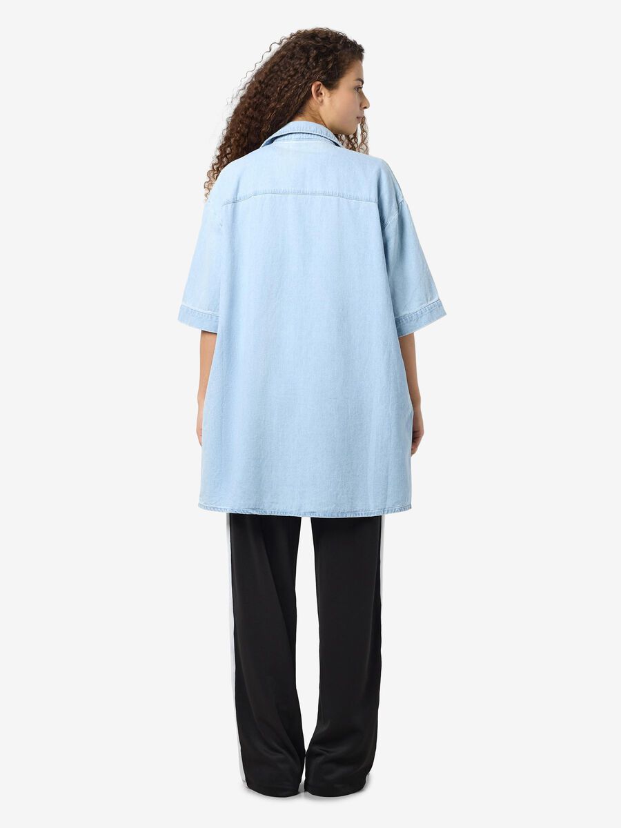 Carousel image - OVERSIZED SPIJKERBLOUSE, Light Blue Denim | 3