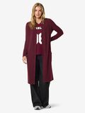 Product image thumbnail - LONG OPEN CARDIGAN, Windsor Wine | 4