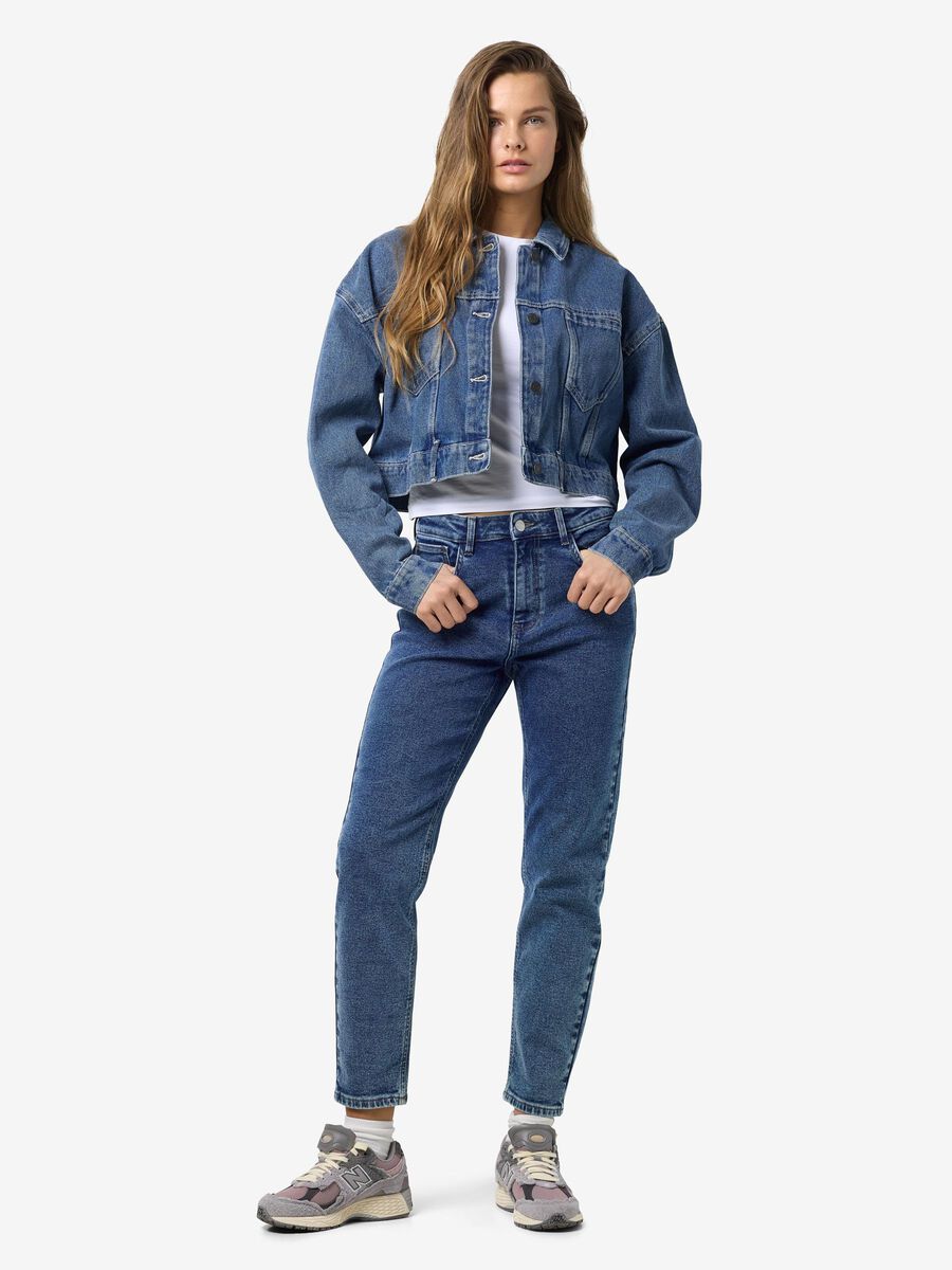 Noisy May KRÓTKI KURTKA JEANSOWA, Medium Blue Denim, highres - 27029251_MediumBlueDenim_004.jpg