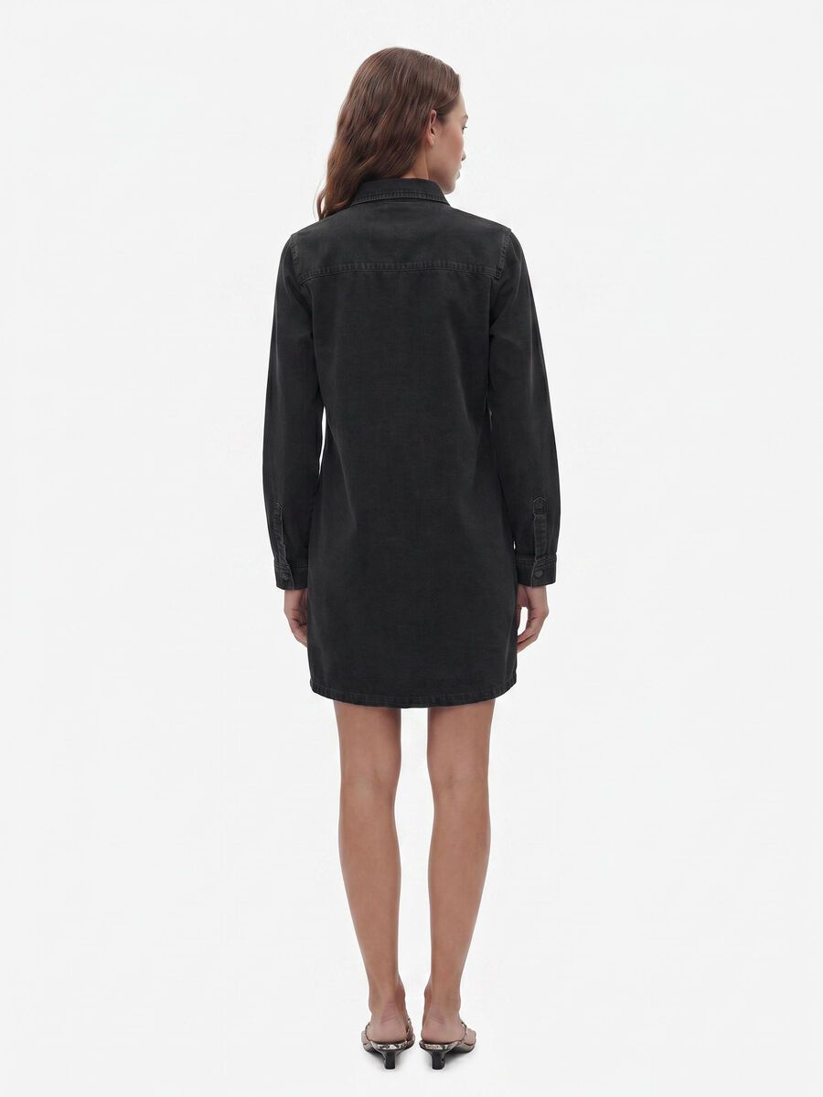 Carousel image - NMNEW DENIM DRESS, Black Denim | 3