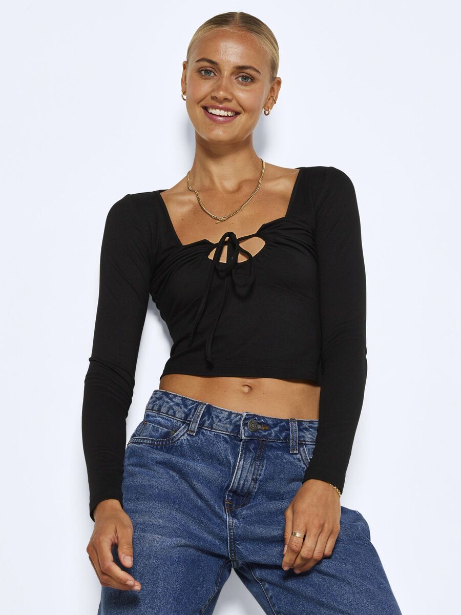 Noisy May LANGERMET KNYTING TOPP, Black, highres - 27021425_Black_007.jpg