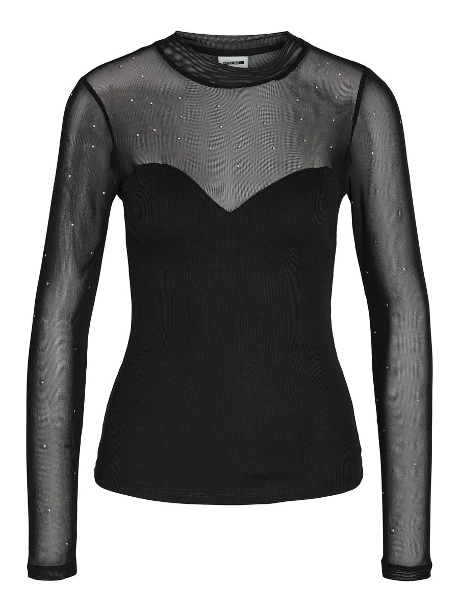 Product tile image - LANGÄRMELIGES MESH OBERTEIL, Black | 27028461_Black_1155836
