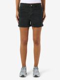 Product image thumbnail - SLIM FIT DENIM SHORTS, Black Denim | 1