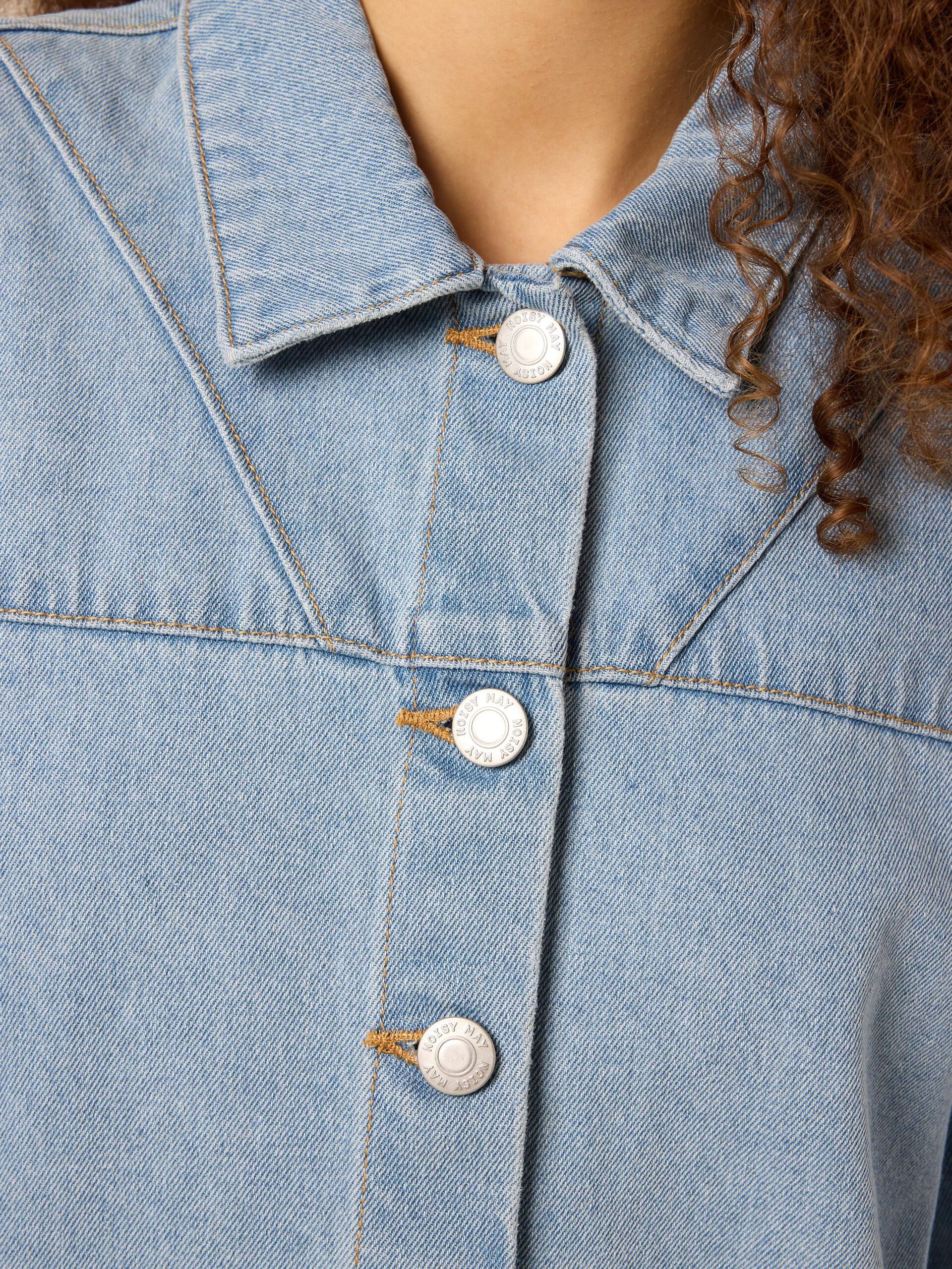 Carousel image - SHORT SLEEVED DENIM SHIRT, Light Blue Denim | 5