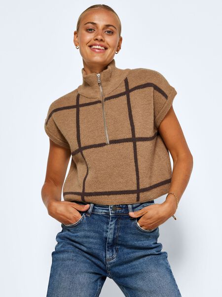 Noisy May KNITTED HIGH NECK TOP, Tigers Eye, highres - 27023162_TigersEye_987010_007.jpg