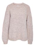 Noisy May LONG KNITTED PULLOVER, Taupe Gray, highres - 27030269_TaupeGray_1103525_001.jpg