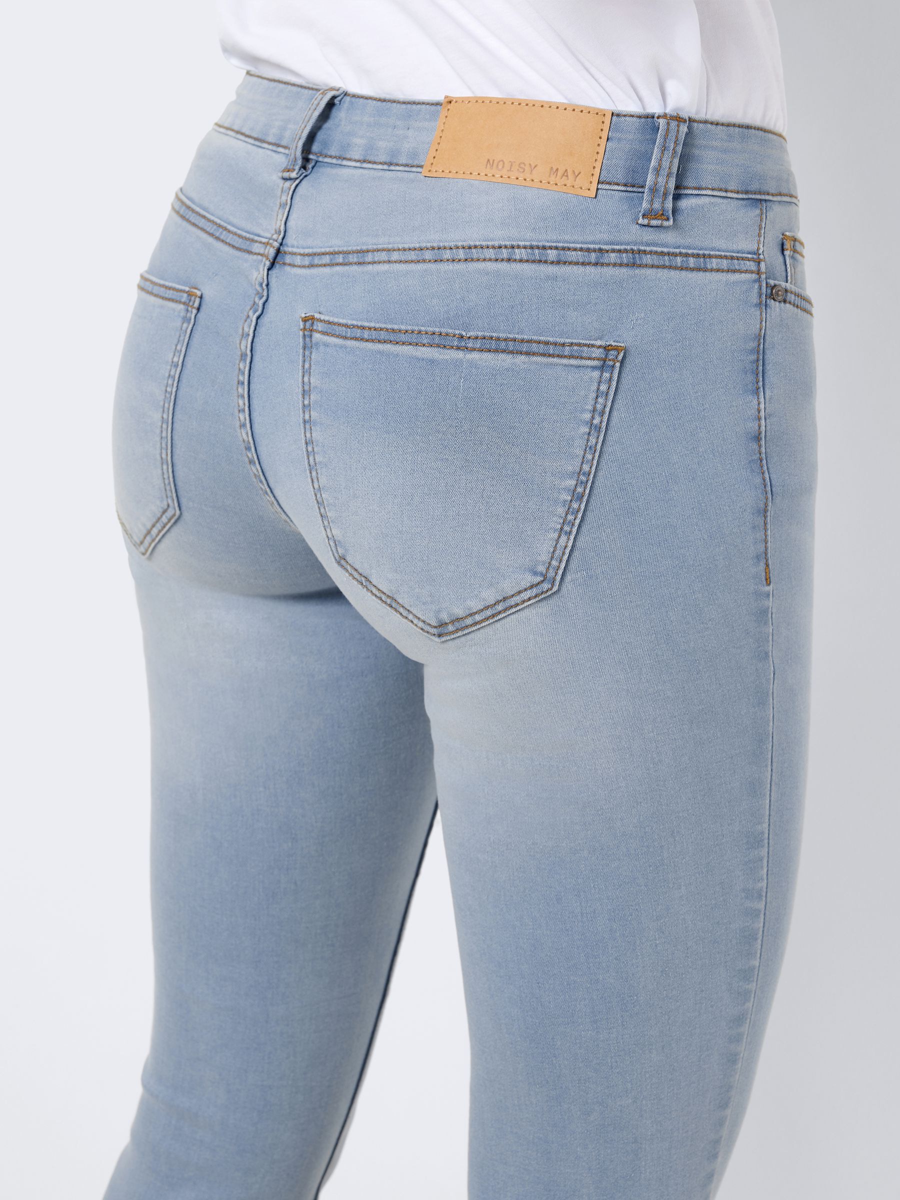 NMALLIE LOW WAISTED SKINNY FIT JEANS