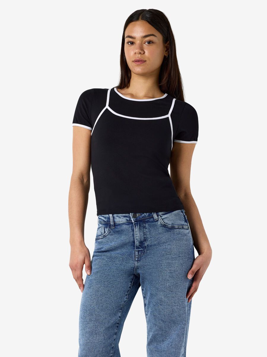 Product tile image - NMKERRY DWIE WARSTWY TOP, Black | 27039357_Black_1333189