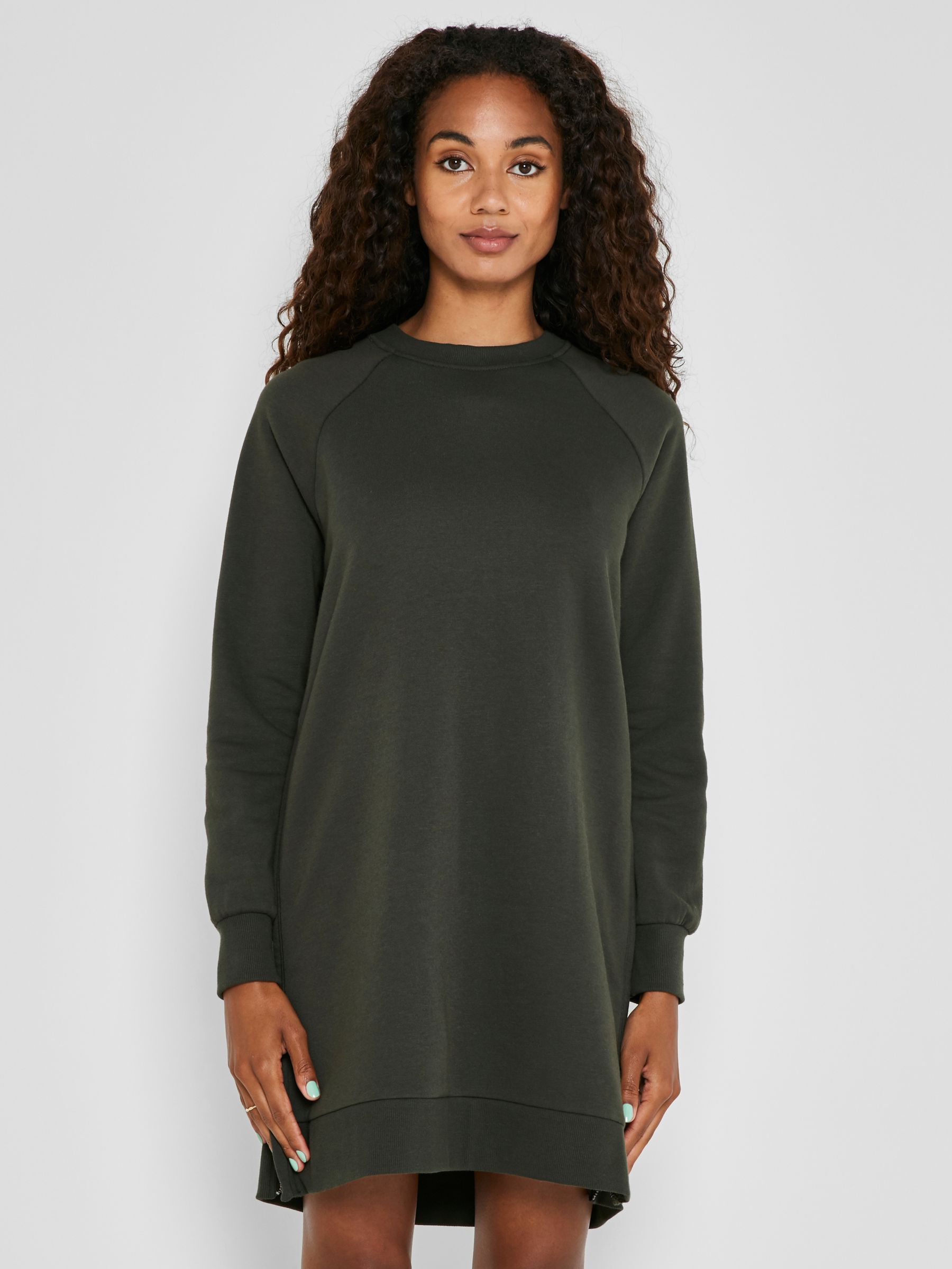LANGE MOUWEN SWEATJURK Groen NOISY MAY