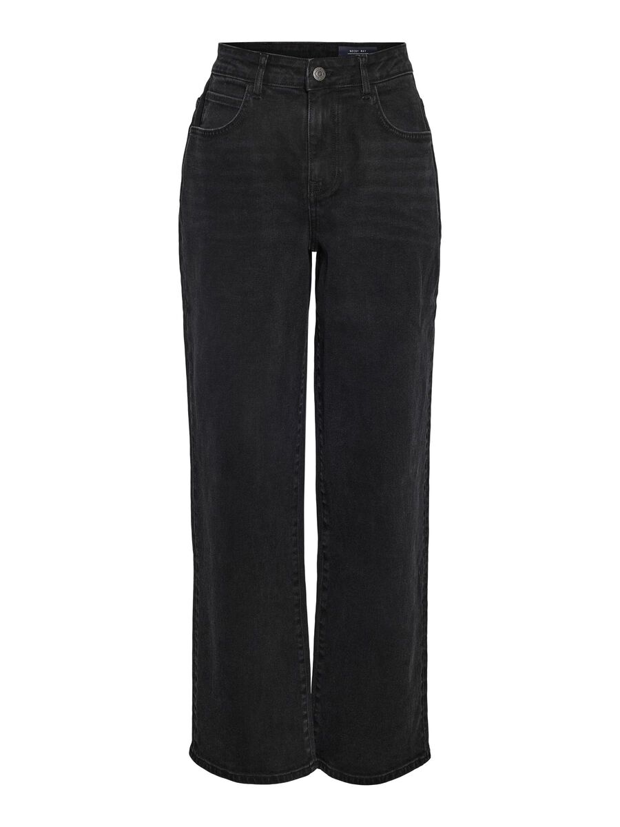 Noisy May NMJOSIE LOOSE-FIT JEANS, Black Denim, highres - 27030571_BlackDenim_001.jpg
