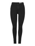 Noisy May NMCALLIE HIGH WAISTED SKINNY FIT JEANS, Black, highres - 27024308_Black_001.jpg