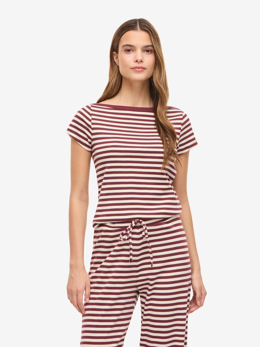 Product tile image - NMSTORMI T-SHIRT, Tawny Port | 27039541_TawnyPort_1340240