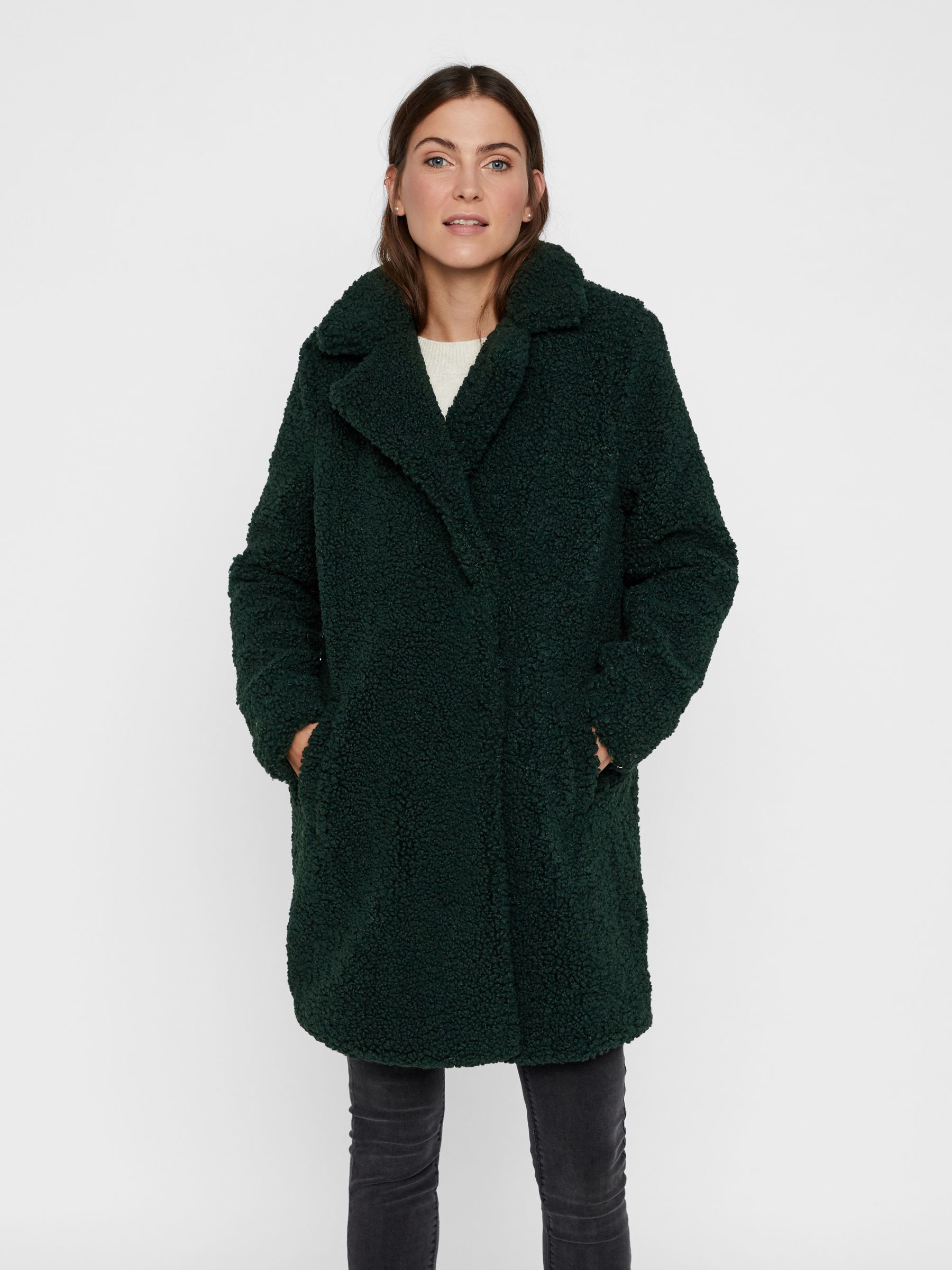 Teddy coat top noisy may