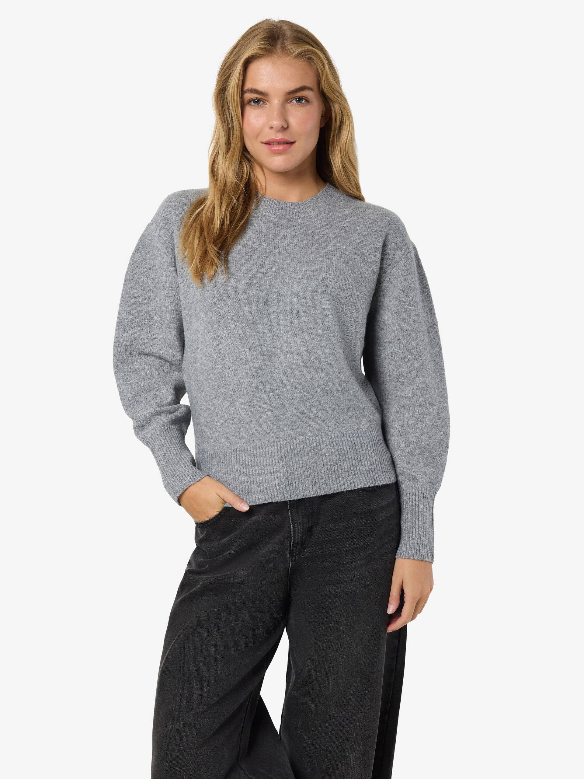 Carousel image - EN MAILLE JUMPER, Medium Grey Melange | 6
