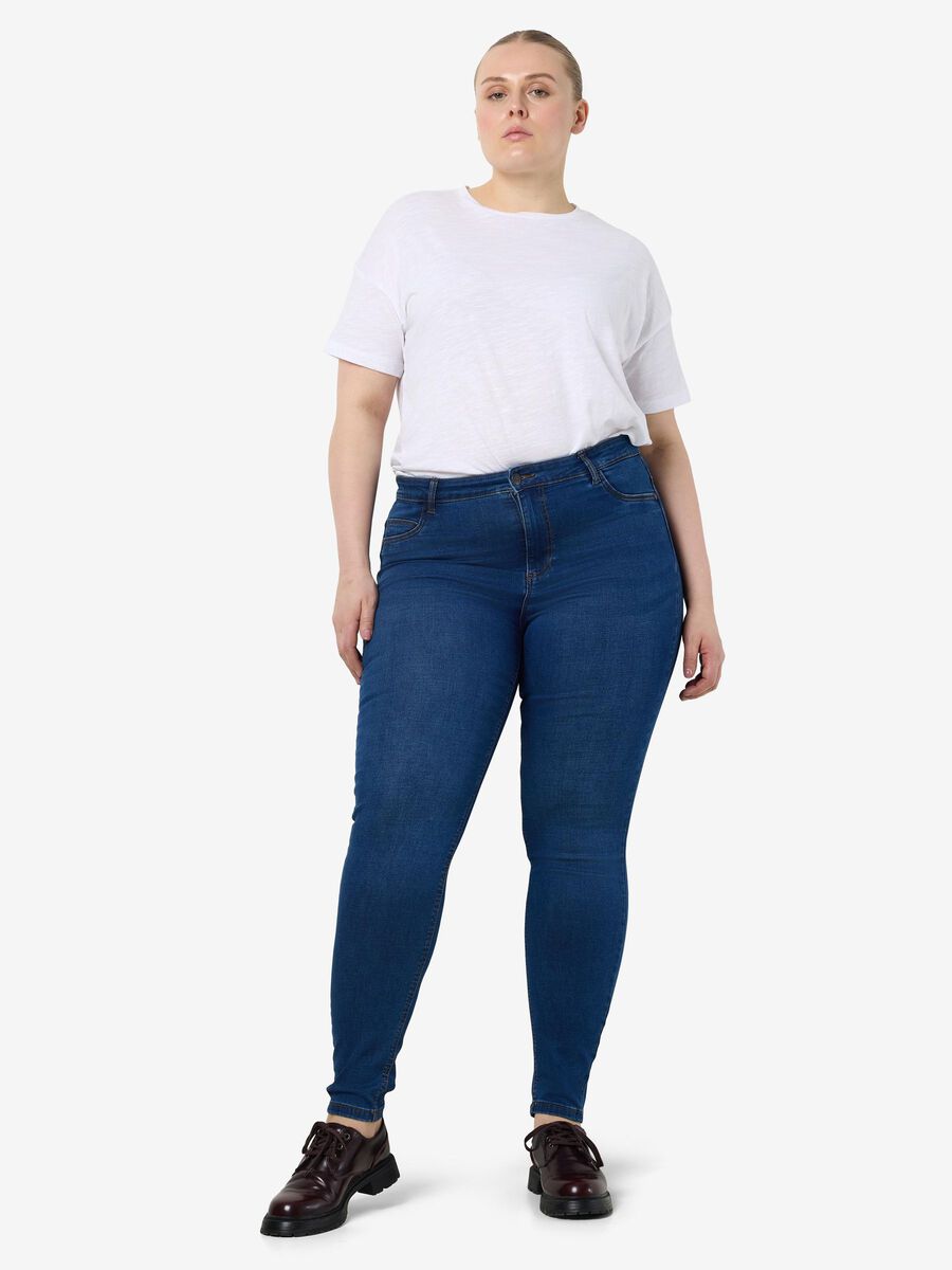 Noisy May CURVE NMCALLIE SKINNY FIT JEANS, Medium Blue Denim, highres - 27014582_MediumBlueDenim_007.jpg