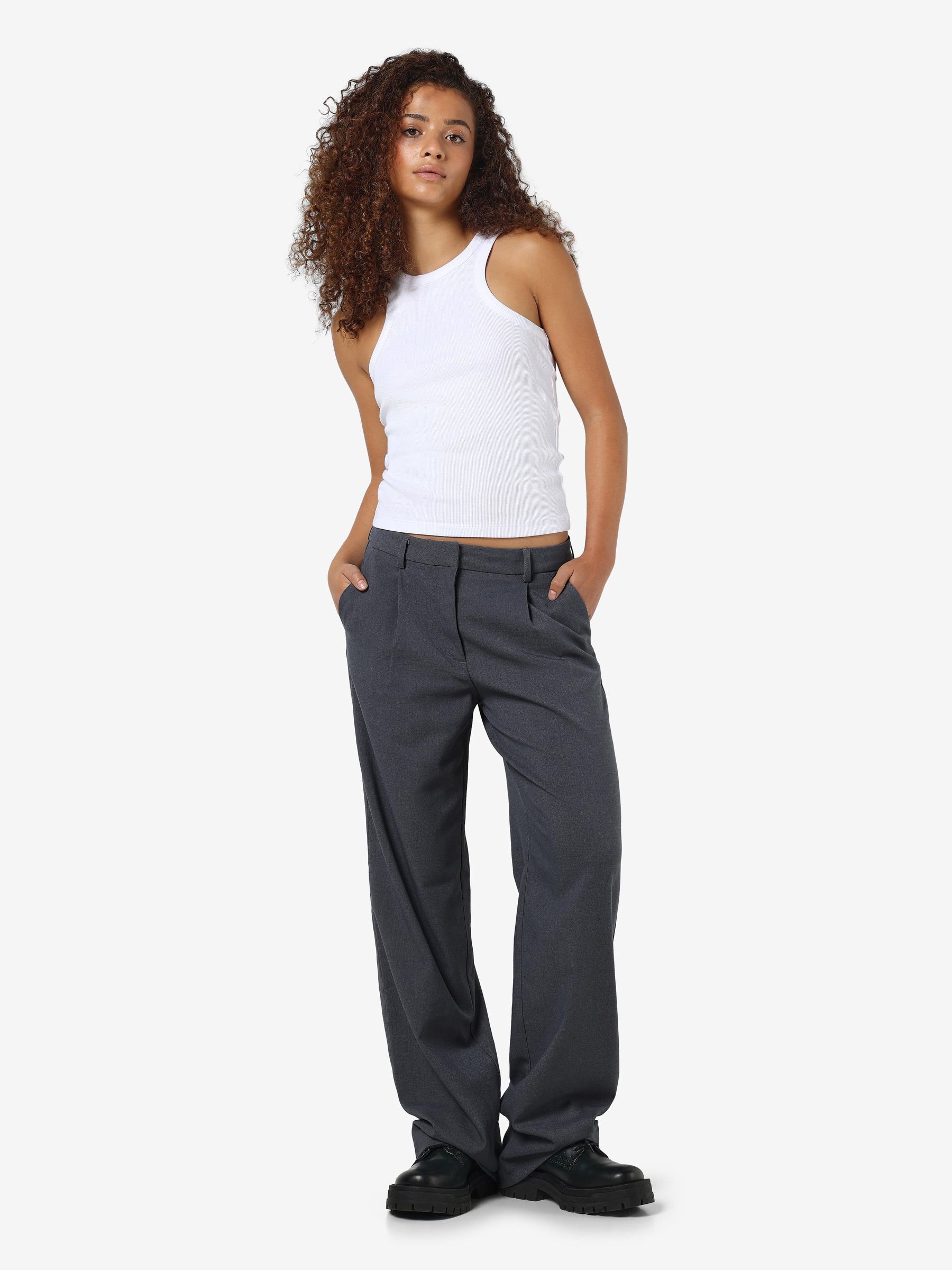 CLASSIC TROUSERS Grey NOISY MAY