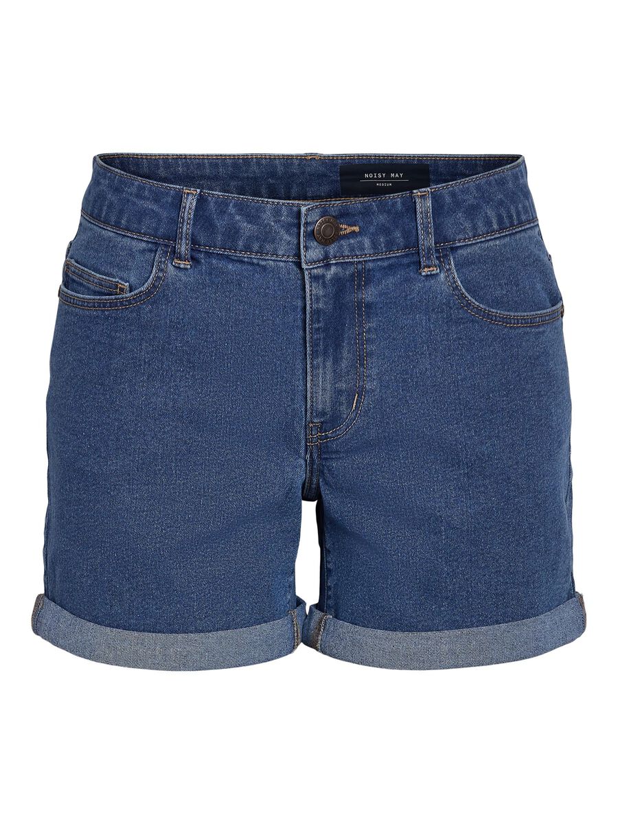 Noisy May FARKKUKANKAINEN SHORTSIT, Medium Blue Denim, highres - 27032489_MediumBlueDenim_001.jpg