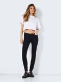 Noisy May NMALLIE LOW WAISTED SKINNY FIT JEANS, Black, highres - 27024946_Black_007.jpg