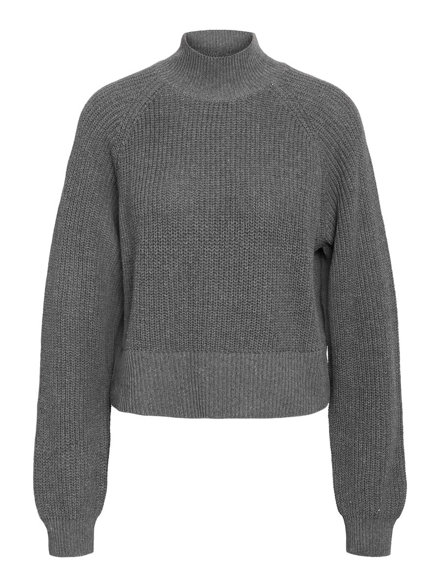 Carousel image - PULL EN MAILLE, Medium Grey Melange | 2