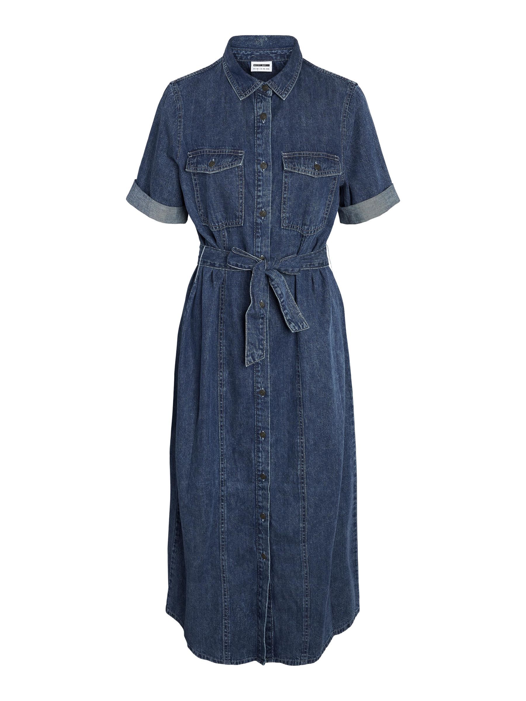 DENIM SHIRT DRESS Blue NOISY MAY