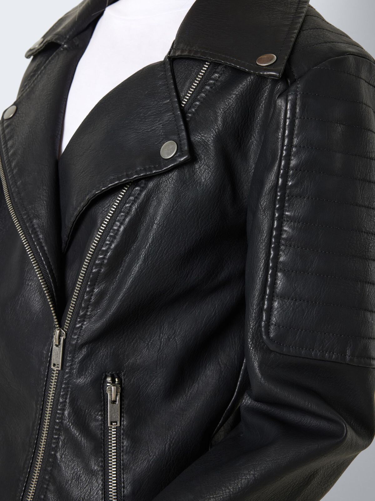 Black LEATHERLOOK JACKET Noisy May®