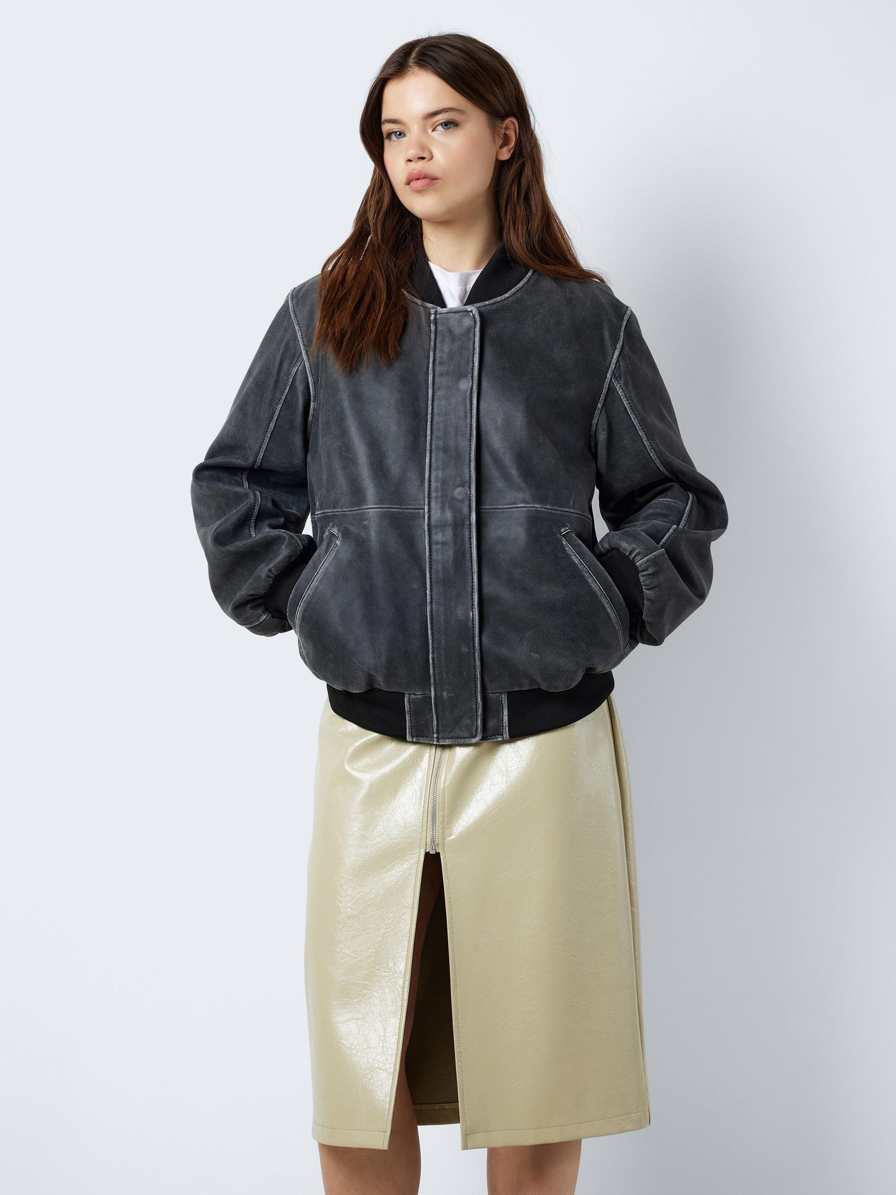 Noisy may petite hotsell zip through teddy bomber