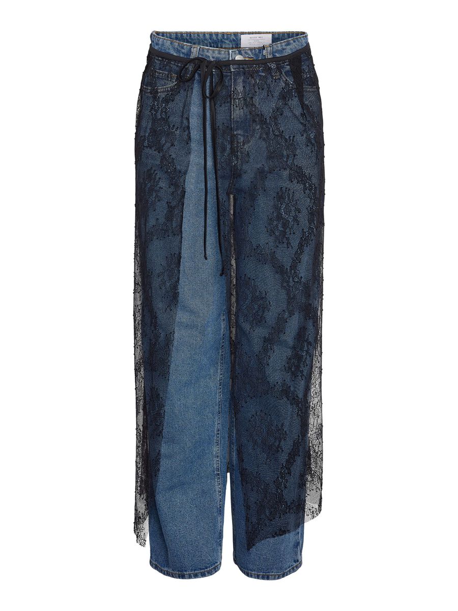 Carousel image - NMLUCIA - DENTELLE JUPE PORTEFEUILLE, Black | 2