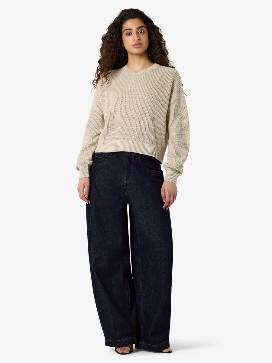 Carousel image 4 STRIKKET PULLOVER, Silver Lining