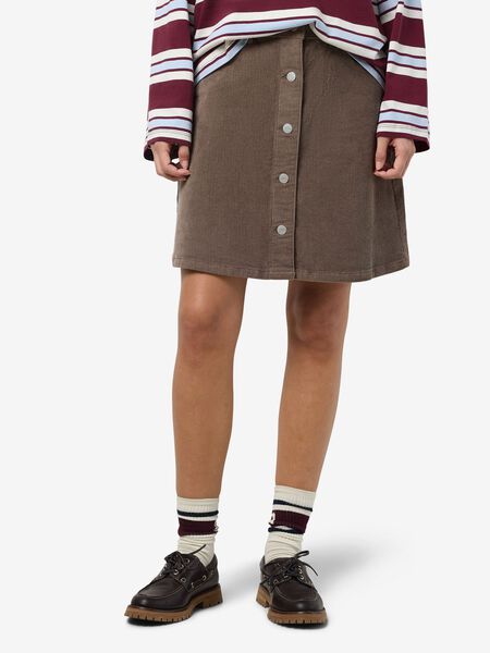 Noisy May CORDUROY MINI SKIRT, Morel, highres - 27034400_Morel_003.jpg