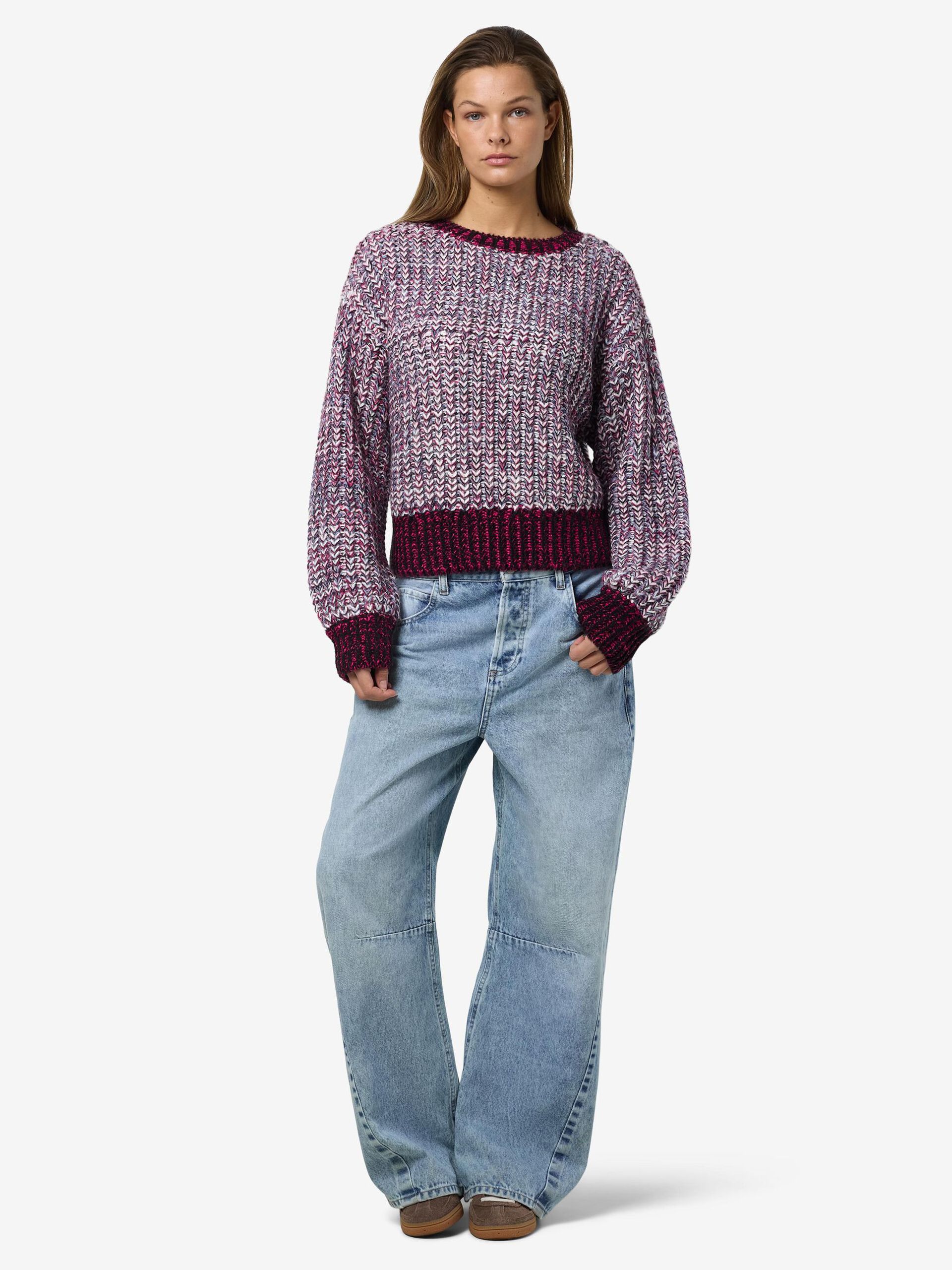 Carousel image - KNITTED JUMPER, Pink Yarrow | 4