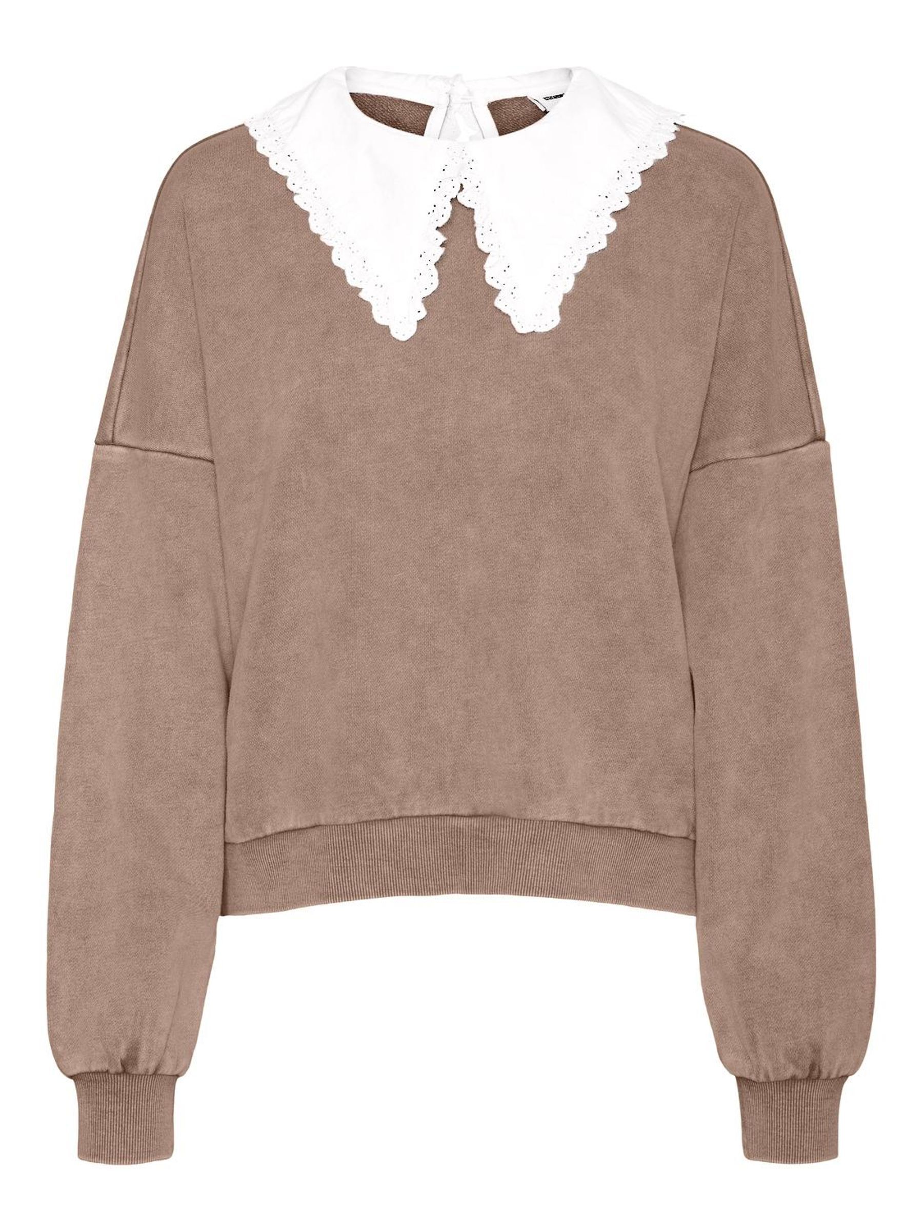Collar sweatshirt
