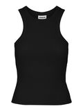 Noisy May RIBBED TANK TOP, Black, highres - 27020871_Black_001.jpg