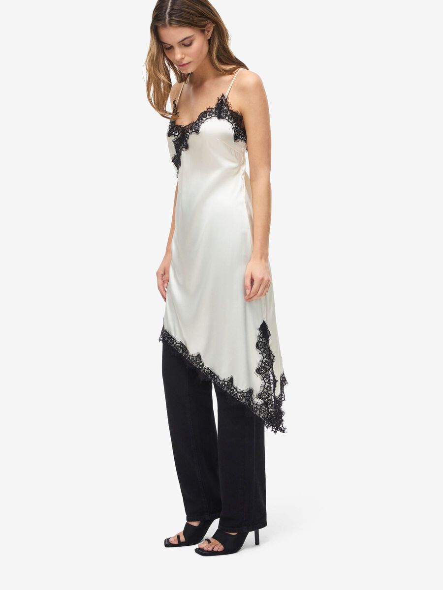 Carousel image - SATIN SLIP DRESS, Birch | 6