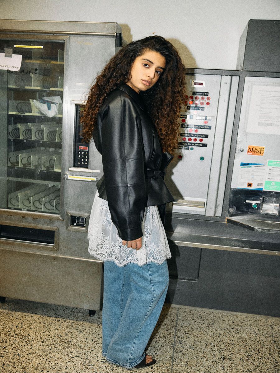 Carousel image - NMNILLE LACE TOP, Bright White | 4