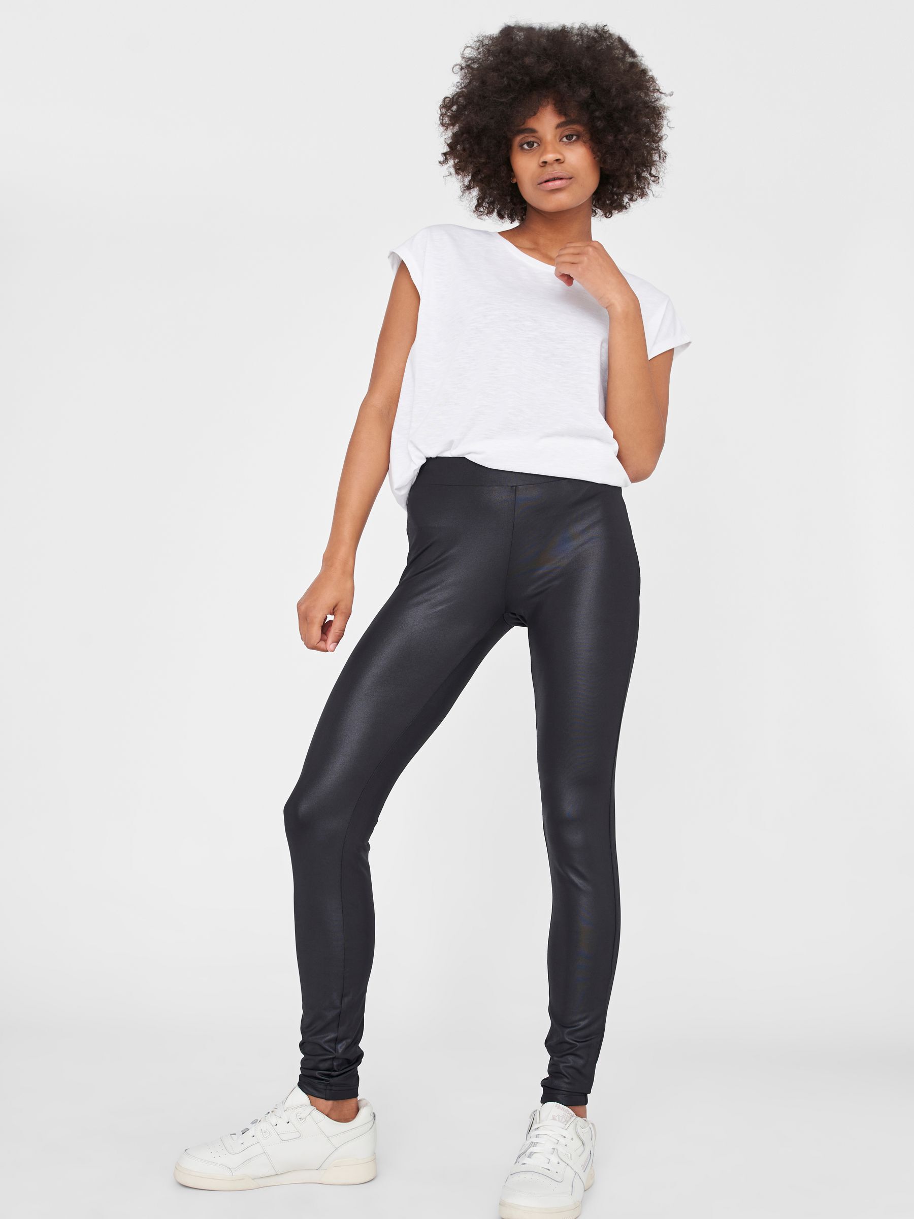 Legging discount noir brillant