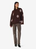 Product image thumbnail - NMSUTTON JUMPER, French Roast | 4